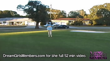 Preview 3 of Korin Fuking - Jamie Strips Naked In Super Risky Public Places