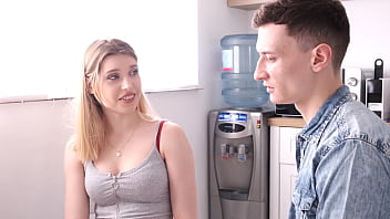 Preview 1 of Lingerie Moms Pussy - Horny Charlie Dean with a big dick fucks his pretty girlfriend Freya Mayer,  who loves to suck and doggystyle