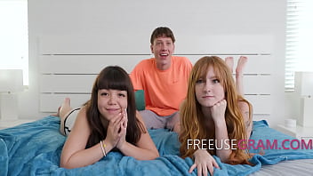 Preview 1 of Teen Finland Porn - Watching Sports And Free Using Teens- Amber Stark,  Mochi Mona