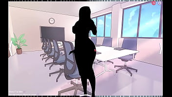 Preview 1 of Gorean Slave Girl - Tsundere Milfin [ HENTAI Game PornPlay ] Ep.1 My muslim boss got her ass stuck in the elevator with no panties !
