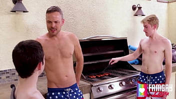 Preview 1 of Girls On Webcam - A Real Sausage Fest Trent Summers ,  Dakota Lovell ,  Zacc Andrews