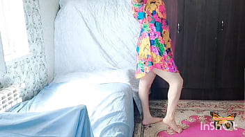 Preview 1 of Corea Amateur - BLONDE MILF IN FLOWERFULL DRESS HOT BOOTY CROSSDRESSER KITTY MODEL AMATEUR FEMBOY HOMEMADE BLOGGER SEXY LADYBOY SHEMALE