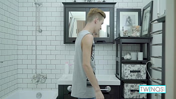 Preview 1 of Xxx Jmom Me Com - Big Dicked Twink William Milks His Rock Hard Cock After Showering!
