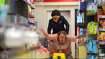 Preview 2 of Emo Teens Squirting Cummin Dildo - Horny BBW Gets Fucked At The Local 7- Eleven