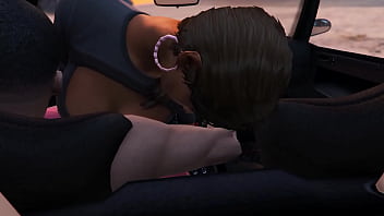 Preview 2 of Watching Pron With Hand Job - GTA 5- Franklin gets a Hooker service
