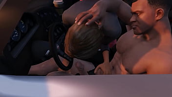 Preview 1 of Watching Pron With Hand Job - GTA 5- Franklin gets a Hooker service