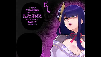 Preview 1 of Derkula Sex In Garden - Raiden and zhongli