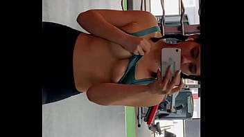 Preview 2 of Free Video Xxx Pinay - Boobs showing at the gym