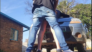 Preview 4 of Xxx Sinior - 18 y/o College girl fucked and creampied on her car