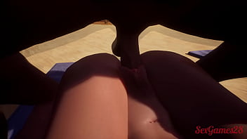 Preview 4 of Sex Vedio Serch - Hijastra pasa las vacaciones con su padrastro en la playa | Joven puta se folla la enorme polla de su padrastro maduro | Viejo se folla a su hijastra en la playa