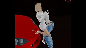 Preview 4 of Candi Milan - Lesbianas Se Bedan Y Frotan Sobre El Coche