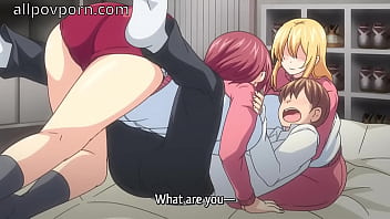 Preview 1 of Cock Milf Slave - lucky dude had threesome with his hot classm*tes hentai pt1 (code: XPIajl)