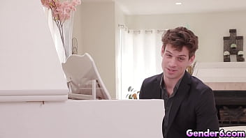 Preview 1 of Sleeping Mom Son Sox - Super sexy transgender Crystal Thayer seduced handsome Michael Del Ray,  that is ready and on the go with new experience including sex with a trans.