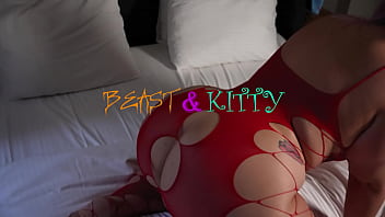 Preview 1 of Garnny Saggy Nipples - Piping Big booty Kali Kakez like the freak she is ( Beast and KittyLove )