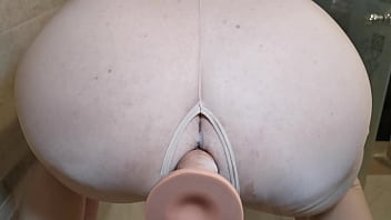 Preview 4 of Father Sex Sen - Sequel to Sissy Slut Middle East Hotel Adventure &ndash_ Ejaculation in a Tight Condom on the Hotel Balcony