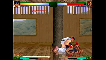 Preview 2 of Hot Blue Xxx Video - MUGEN Ryu vs Akuma