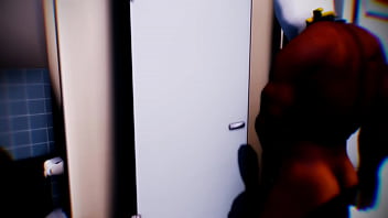 Preview 1 of Chinese New 2018 Xxx Videos Com - [20201120][MMD]XXX TDA Princess Knight Zatsune In Restroom