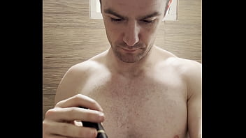 Preview 2 of Gel Free - I Trim My Sweaty,  Hairy Armpits,  Chest and Arms After the Gym to Prepare for a Photoshoot Next Week. Behind the Scenes.