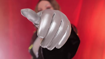 Preview 1 of Army Girl Anal Pain - ASMR: fetish gloves - Arya Grander