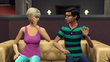 Preview 2 of Kolkata Sonagachi X Xx - HOT Blonde Stepmom takes her nerdy stepson virginity to help him have sex for the first time