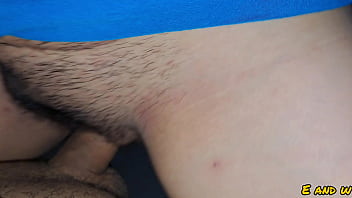 Preview 1 of Beautiful Arabian Video Ass - Jugando con Mi Hermanastra en La Silla - Creampie