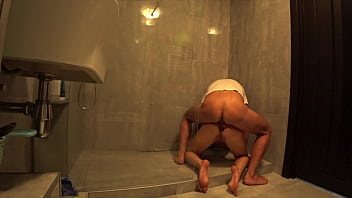 Preview 3 of Oldje Teen Bukkake - Taboo. My Wife&rsquo_s Was Fucked By A Neighbor In The Bathroom While Her Husband Is Watching TV. Cheating