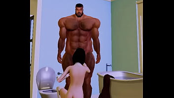 Preview 1 of Austria Mom Bathing - maid pleasures handsome chris chester&#039_s big dick
