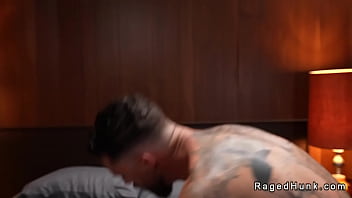Preview 2 of Valnta Nappi - Big dicks gay truckers anal fucking in motel room