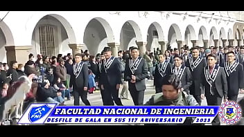Preview 1 of Mon Movies - 117 ANIVERSARIO FACULTAD NACIONAL DE INGENIERIA - DESFILE DE GALA ,   3 de Julio Salud