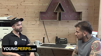 Preview 1 of Mom Force Fully Fuck By Son - Hunky Police Officer Jaxon Valor Bangs Naughty Shoplifter and His Step-Father - YoungPerps