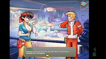 Preview 3 of Very Very Hot And Romantic - Space Rescue ep 11 - Visitando a Nave de ferro velho espacial