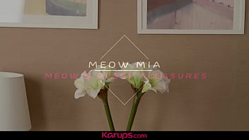 Preview 1 of Cry Anal Anatour - Russian Teen Meow Miu Toying Pussy