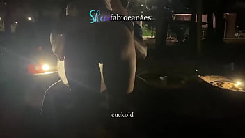 Preview 2 of Chaturbate Malvinna - Teaser do 52min Interracial dogging on the beach for the motel Motel hotwife whitened white with the friend Black man cuckold filming (BBC)