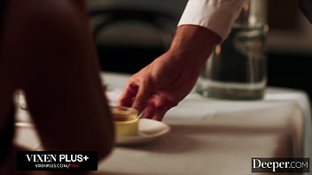 Preview 2 of Mom Tch Videos - Deeper. Dominant Beauty Agatha Vega Uses Waiter As Her Sex Toy