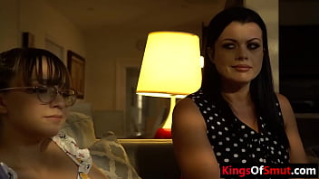 Preview 2 of Beeg Gopi - Stepmom creeps to stepdaughter&#039_s bedroom to steal her boyfriend - Honey Hayes