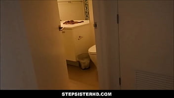 Preview 1 of Night Sex Boudi - StepSisterHD - Tiny Blonde Stepsister Has A Secret And Step Brother Fucks Her For It POV - Elsa Jean,  Tony Profane
