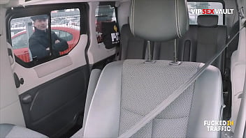 Preview 1 of Normal Delivery Xxx - Czech Slut Katie Sky Seduces Driver Into Hard Sex - VIP SEX VAULT