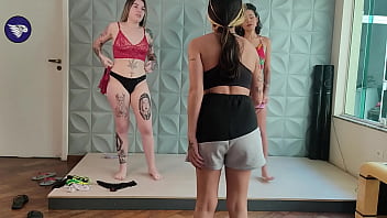 Preview 1 of Eat Scat Jav - Full - recording backstage of the girls at the Himeros Mansion,  changing panties between them.