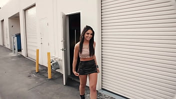Preview 1 of Com World Amateur - Two BBC Studs Fuck Giselle by Trash Dumpster,  2 on 1