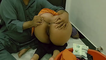 Preview 2 of 2017 Hot Mom Video - Helping My Desi Stepmom Washing Clothes