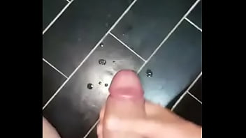 Preview 3 of Hard Sex Fat Gril - Me jerking off on bathroom floor