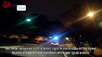 Preview 2 of Xx Saneleon Panu - Cristina Almeida,  a Rainha do Dogging em seu Primeiro Gangbang em P&uacute_blico Filmada pelo Marido Corno | Dogging 1 - Trailer