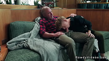 Preview 2 of Sex Rar - Old stepbrother anal fucks young one from behind