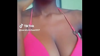 Preview 1 of Japani Teen Xxx - Sexy Nigerian model teasing with huge tits