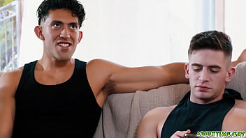 Preview 1 of Kidnapped Tamil Sex - Anal fucks sesh with bestfriends Trevor Brooks and Zeno Rey as they try this anal fingering together
