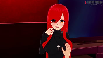 Preview 1 of Upper Class Fuck Fest - Parasoul fucked in love hotel | Skullgirls