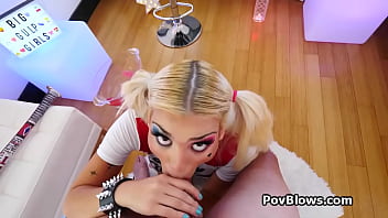 Preview 4 of Garo Xxxcom - Cosplay blowjob by blonde spinner Lilith