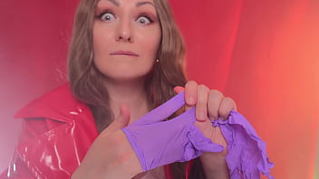Preview 1 of Arabic Xxx Mom And Son - ASMR: nitrile gloves - Arya Grander