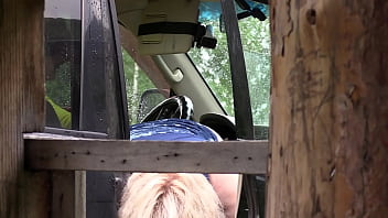Preview 4 of Gavti Sexxx - Voyeur with hidden camera spying on mature lesbians outdoors. Big butt chubby MILFs backstage. Bbw. Amateur fetish in a public place. PAWG.