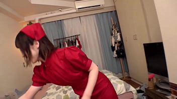 Preview 1 of Horno Porno Hot White Student - 【プリケツ美女JD/ナースコス/中出し&amp_顔射】東京に馴染めない地方出身マキちゃんは寂しくて週5でオナニー！！恥ずかしがりだけど実はエッチなことが大～好きなエロカワJDだった！！がむしゃらにしゃぶり付き一生懸命フェラしてくれたご褒美にバリ硬チ○ポをIN！第二部 https://x.gd/ttNsa